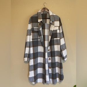 Women’s Plaid Flannel Sweater